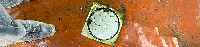 Floor Drain no visibility